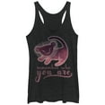 thumbnail image 1 of Women's Lion King Simba Remember Who You Are  Racerback Tank Top Black Heather Medium, 1 of 3
