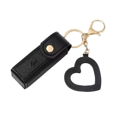 Women's Lipsti Holder Key Chain Portable Lip Gloss AU Keyrings Case Balm J9H8