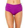 thumbnail image 1 of Anne Cole womens  Hi Waist Shirred Bottom, m, 1 of 4