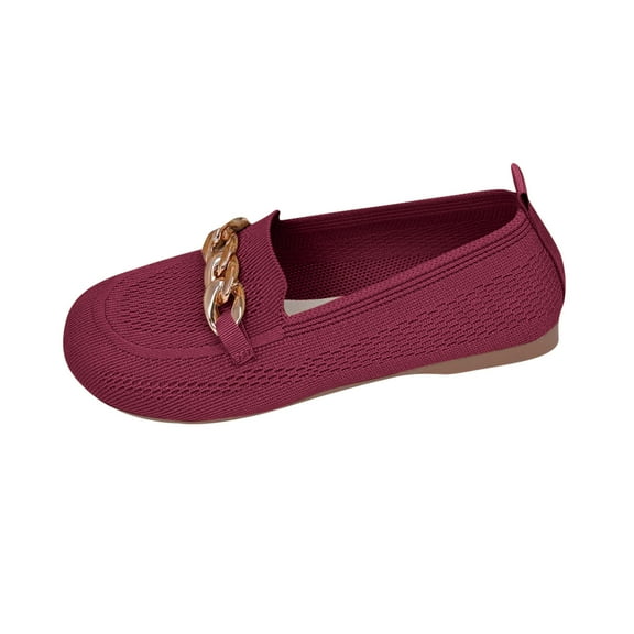 Women's Loafer Shoes Leisure Slip On Work Shoes Comfort Walking Flats Women's Loafer Shoes, Comfortable Slip on Casual Flat Penny Shoes for Walking
