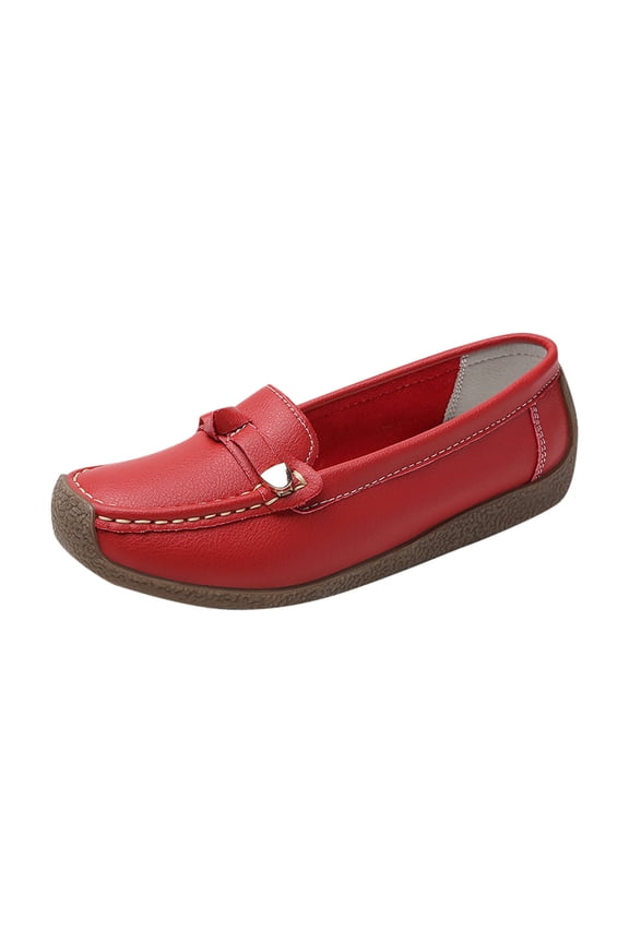 Women's Loafer Shoes Leisure Slip On Work Shoes Comfort Walking Flats Women's Wide Width Loafers Comfort Slip on Shoes Walking Shoes for Ladies Driving Shoe