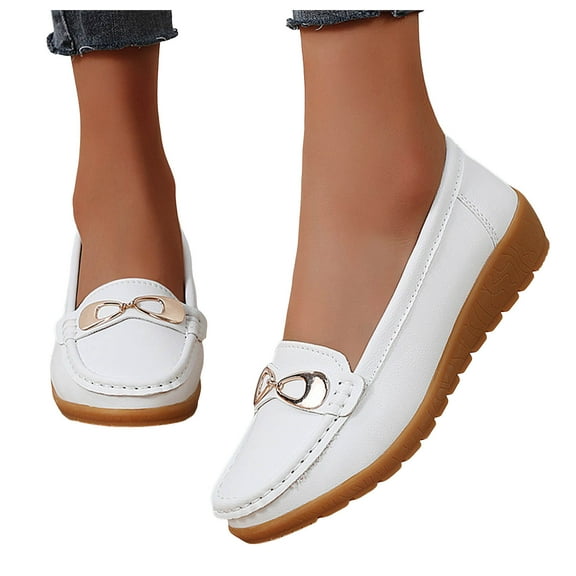 Women's Loafers Casual Slip on Mule Work Flats Shoes Business Casual Driving Walking Dressy Moccasins