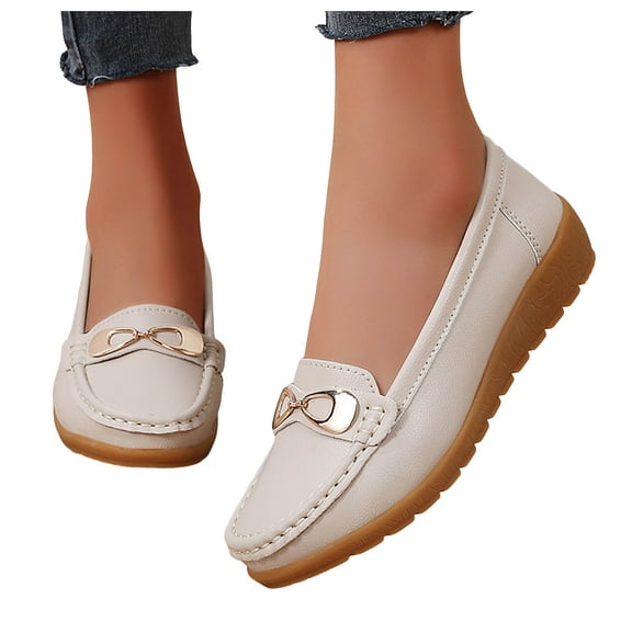 Women's Loafers Casual Slip on Mule Work Flats Shoes Business Casual Driving Walking Dressy Moccasins