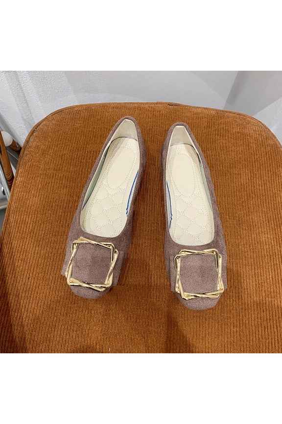 Women's Loafers Slip On Lightweight Casual Flat Knit Sandals Breathable Ballet Shoes Round Toe Ballerinas Dress Shoe Pumps Low Wedge Comfort Wide Width Flats Walking Trainers Khaki 9