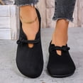 thumbnail image 1 of Women's Loafers Slip On Flats Breathable Comfortable Round Toe Casual Walking Shoes，Black Size 38, 1 of 9