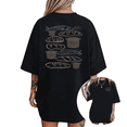 thumbnail image 1 of Women's Loaves and Fishes Matthew 14:16-21 Graphic T Shirt Bible Verse Christian Faith Print Casual Short Sleeve Round Neck Top Black S-5XL, 1 of 5