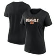 thumbnail image 1 of Women's Logo Athletic Black Cincinnati Bengals Lean T-Shirt, 1 of 3