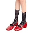 thumbnail image 1 of Women's LolitasSocks Frilly Sheer SocksTransparents Ankle Socks Dress Socks Sweet Lace Meshes Socks Gifts, 1 of 21