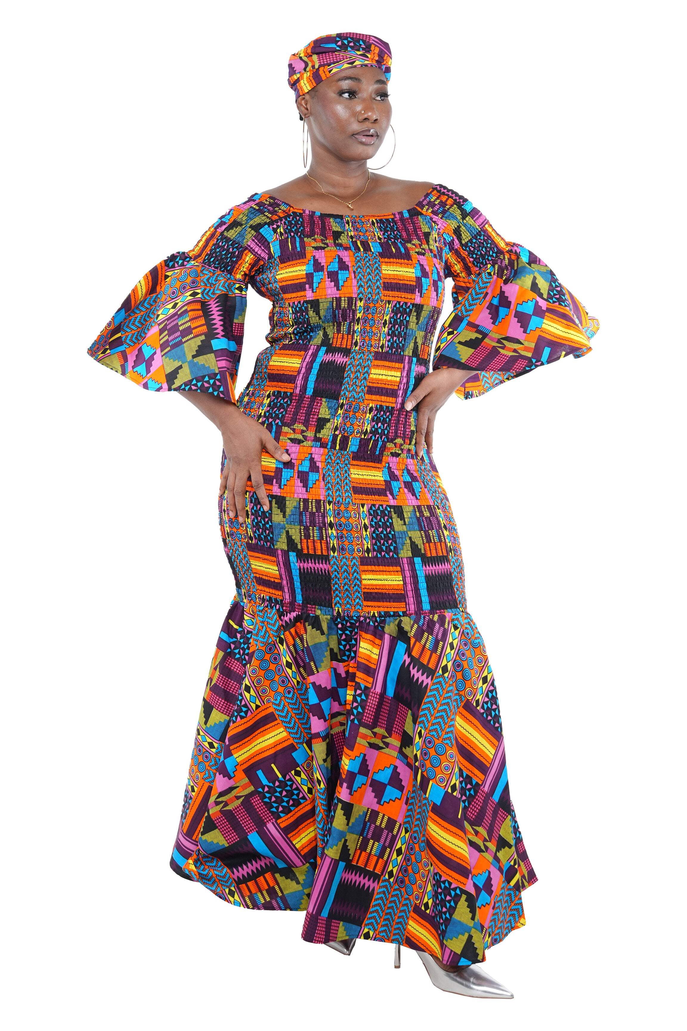 chinese dress ladies Kente African Clothing for Women. African Mermaid Gown. Prom Gown. Dashiki. Ankara. 20 main image 0