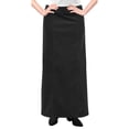 thumbnail image 1 of Women's Long Ankle Length Stretch Corduroy A-Line Panel Skirt, 1 of 7