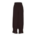 thumbnail image 1 of Women’s Long Bloomer Pants elastic Waist Wide Leg Lace Stitching Casual Trousers FallComfy Pajama Pants, 1 of 3