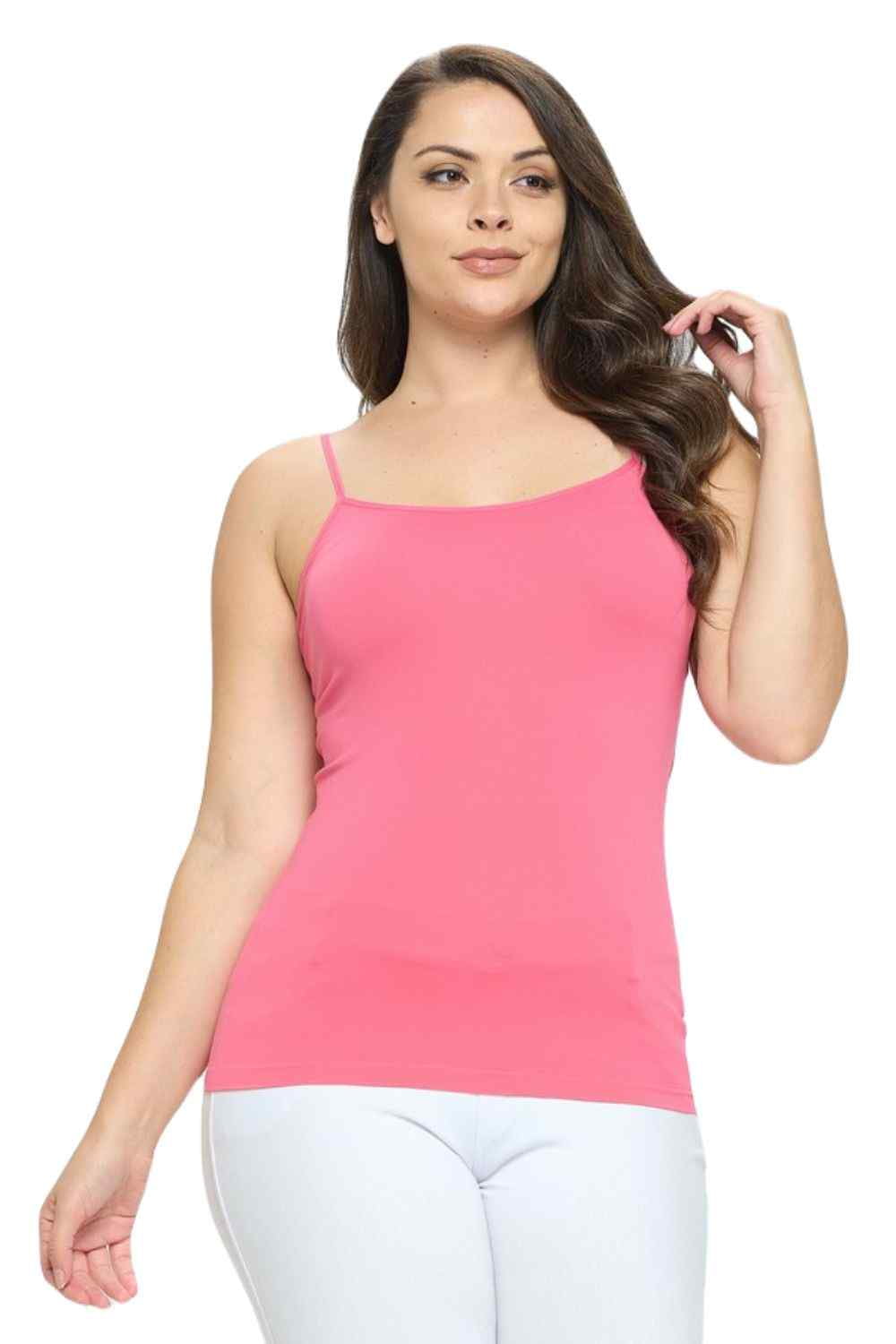 WAFFLE CROPPED CAMI | CHERRY BLOSSOM | XXS