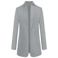 thumbnail image 1 of Women's Long Cardigans Sweater Coat Warm Trench Coatigan Blazer Jacket Coat (Grey S), 1 of 6