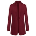 thumbnail image 1 of Women's Long Cardigans Sweater Coat Warm Trench Coatigan Blazer Jacket Coat (RD1 XXXXL), 1 of 6