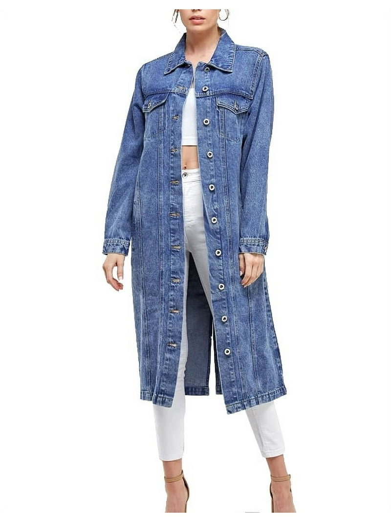 【即完】 Ameri VINTAGE DENIM WORK LONG COAT 即完】 Ameri VINTAGE DENIM WORK LONG COAT