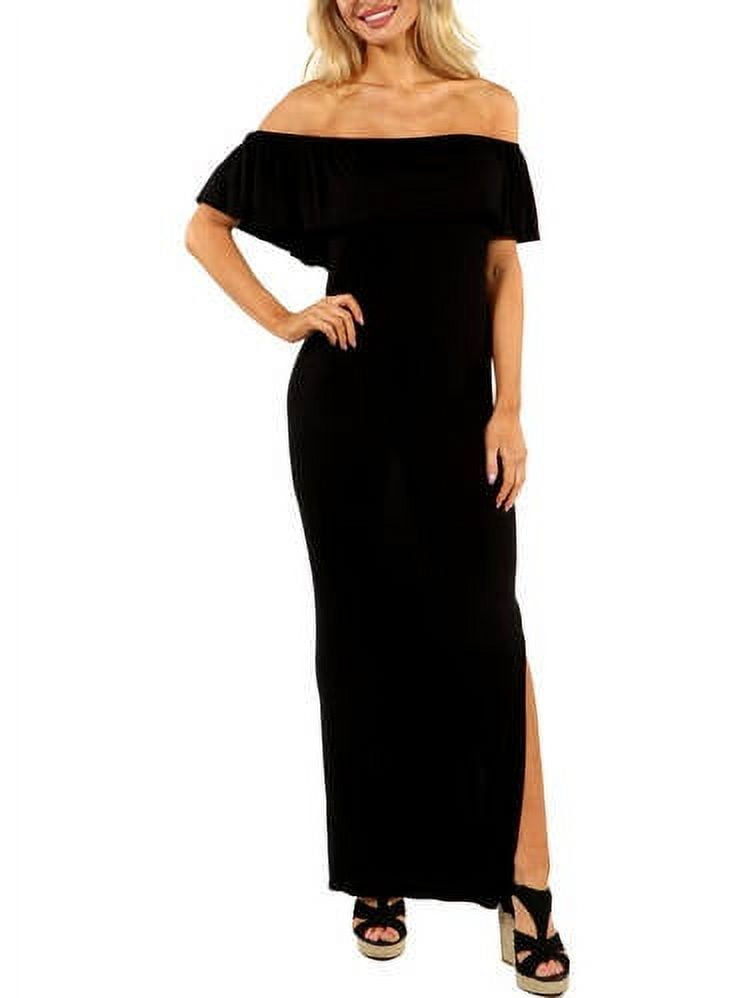 Women's Long Cool Woman Off the Shoulder Dress