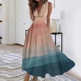 thumbnail image 1 of Women's Long Dress Maxi Dress Casual Dress Swing Dress A Line Dress Floral Fashion Streetwear Outdoor Daily Date Print Sleeveless V Neck Dress, 1 of 5