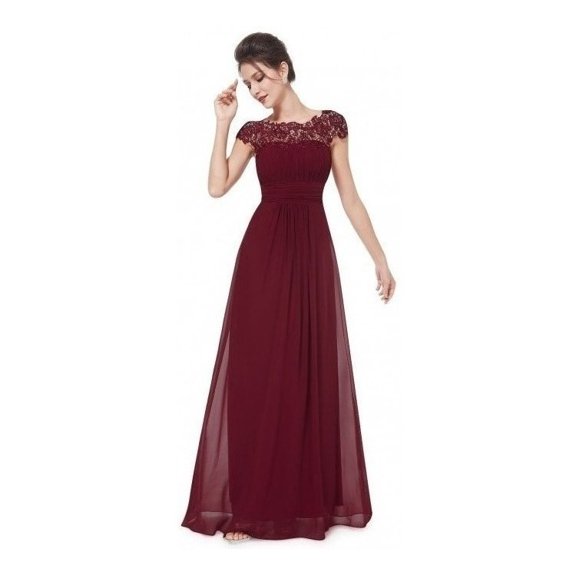 Women's Long Evening Dress, Wedding, Bride, Lace, Ma