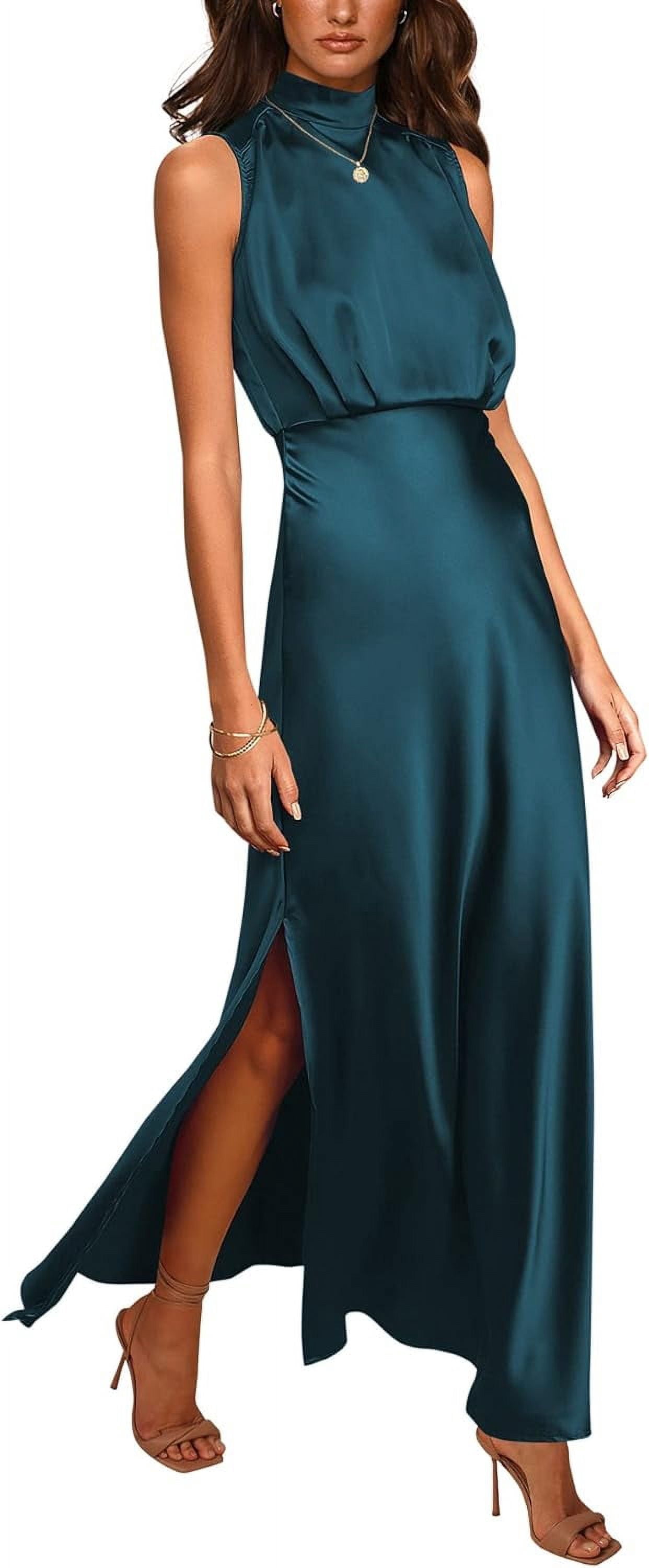Satin Long Dress main image 1