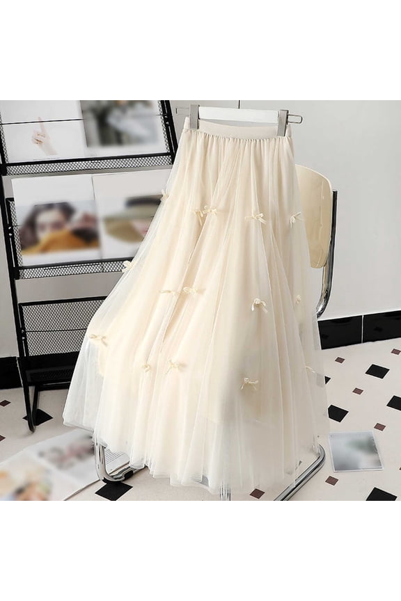 Women's Long Maillard Fall Skirt Elegant High Waist Party Wedding Flared A Line Midi Skirts High Low Skirts for Women Rainbow Skirt plus Size Leather Skirt Maternity Skirts Leather Skirts Skirt for