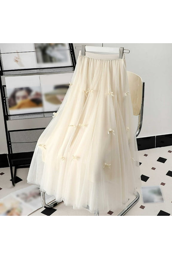 Women's Long Maillard Fall Skirt Elegant High Waist Party Wedding Flared A Line Midi Skirts Skirt Extender Beach Skirt A Line Skirt plus Size Skirt Side Slit Skirt Rainbow Skirt for Women Athletic