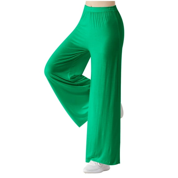 Women's Long Modal Comfy Drawstring Pants Wide Leg Yoga Pants Workout Gym Pants