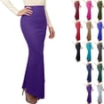 thumbnail image 1 of Women's Long Pencil Skirt High Waisted Summer Bodycon Tight Maxi Skirts Women Solid Stretchy Bodycon Maxi Skirt for Elegant Casual Office Wear, 1 of 6