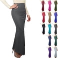 thumbnail image 1 of Women's Long Pencil Skirt High Waisted Summer Bodycon Tight Maxi Skirts Women Solid Stretchy Bodycon Maxi Skirt for Elegant Casual Office Wear, 1 of 6