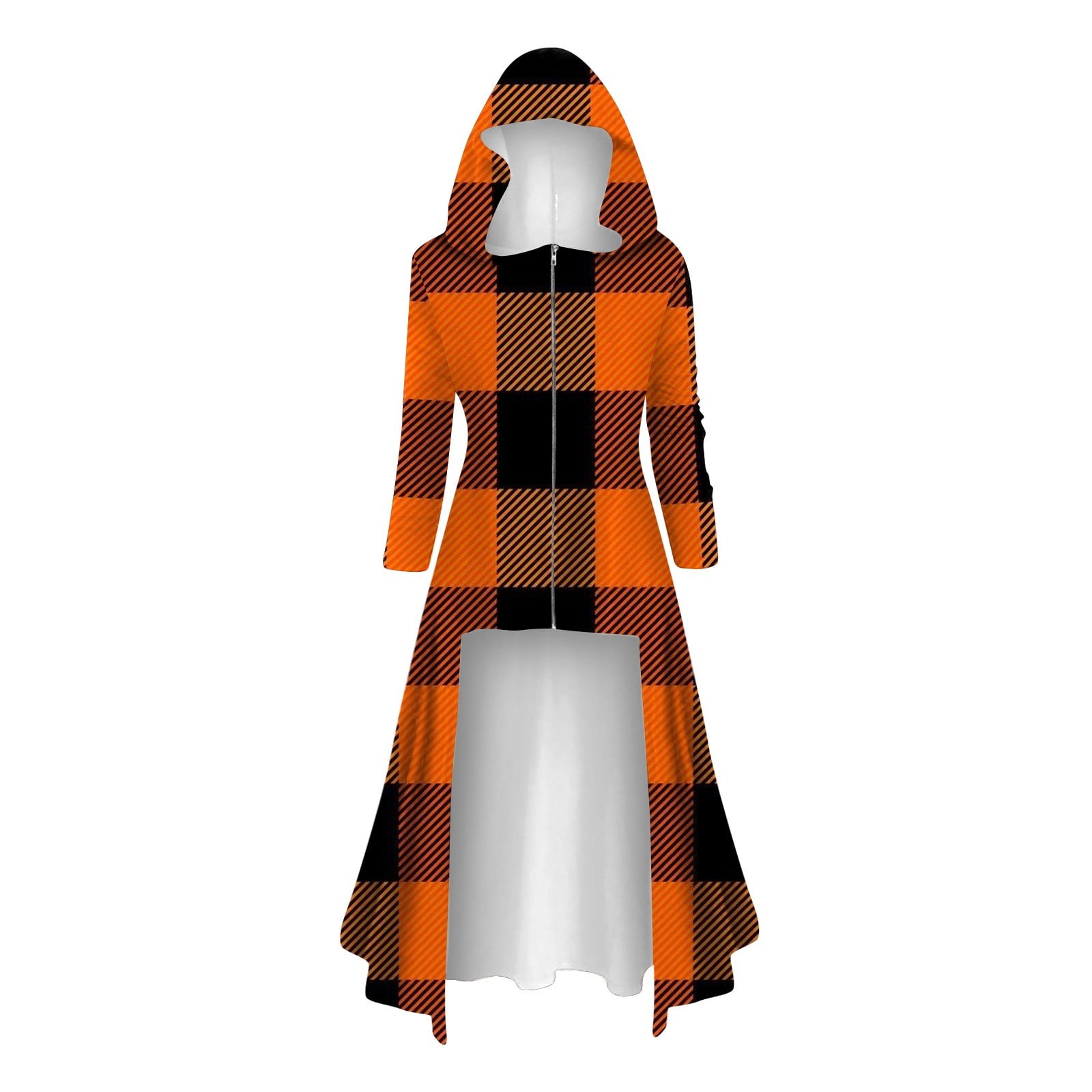 Long plaid duster cardigan sales