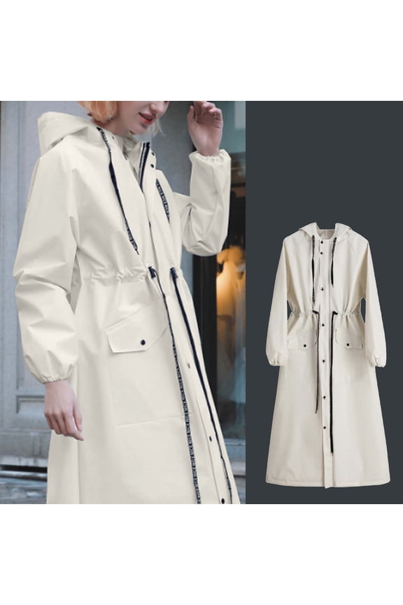 Women's Long Raincoat Adult Full Body Rain Gear For Cycling Heavy Rain Poncho Tall Women Jacket Sweaters Junior Girls Swing Jacket Women Womens Jacket Coat plus Size Women Puff Sleeve Jacket