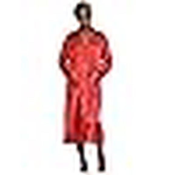 Women's Long Silky Poly Satin Robe in Variety of Colors, Sizes S-XL, Up2date Fashion Style-Gwn14
