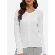 Max & Mia Ladies' Seamfront Crew Neck Pullover – Heather Gray, Butter-Soft, Ribbed Cuffs