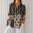 thumbnail image 1 of Women's Long Sleeve Button Down Shirt Printed Casual Blouse, 1 of 5