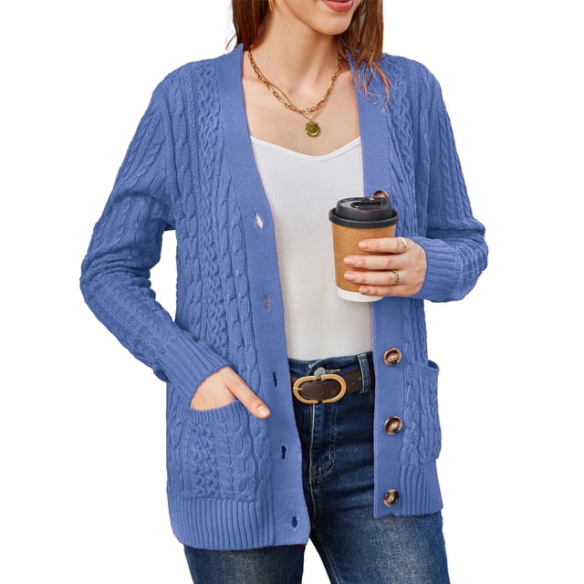 Women's Open Front Long Cardigan Ribbed Soft Knitwear Side Splits Fall Winter Sweater main image 1