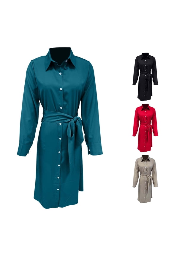 Women's Long Sleeve Cardigan Sweater Elegant Solid Color Duster Coat Casual Loose Fit Knit Open Front Wrap Dress Cropped Cardigan S