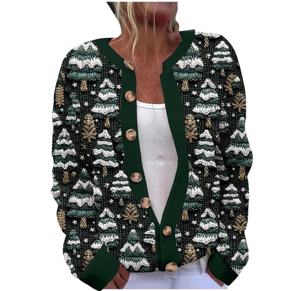 Women's Long Sleeve Cardigan with Hollowed Out Detail - Lightweight Coat V Neck Casual Jacket for Home or Office Layering