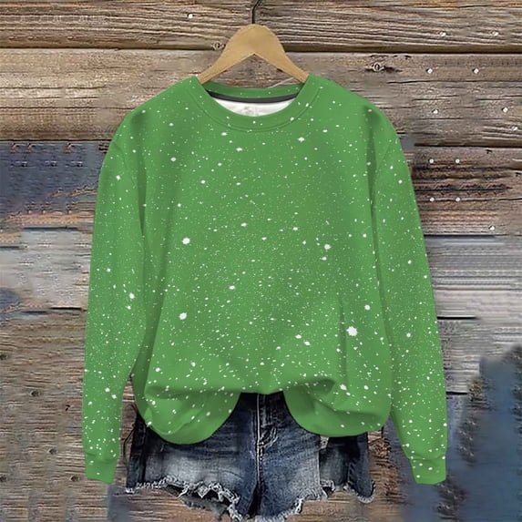 Women's Long Sleeve Casual Summer Top Cute Printed Thin Hoodie Sweatshirt