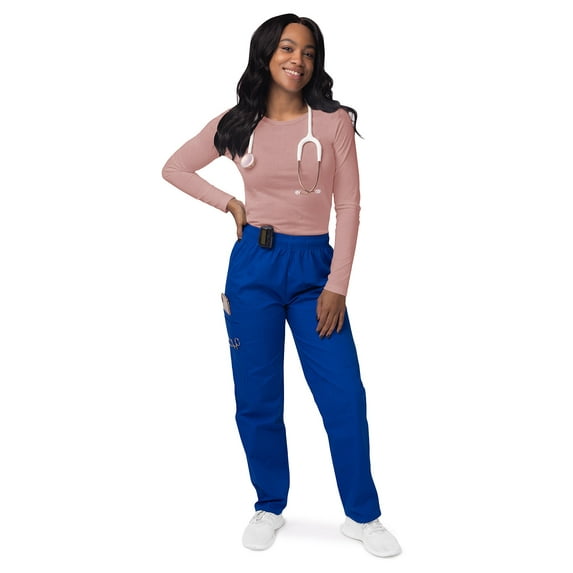 Women's Long Sleeve Comfort Underscrub Tee by Sivvan XXS-3X / Blush