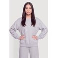 thumbnail image 1 of Women's Long Sleeve Crew Neck Sweatshirt, 1 of 4
