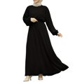 thumbnail image 1 of Women's Long Sleeve Dress Vintage Pullover Abaya Prayer Clothes, 1 of 3