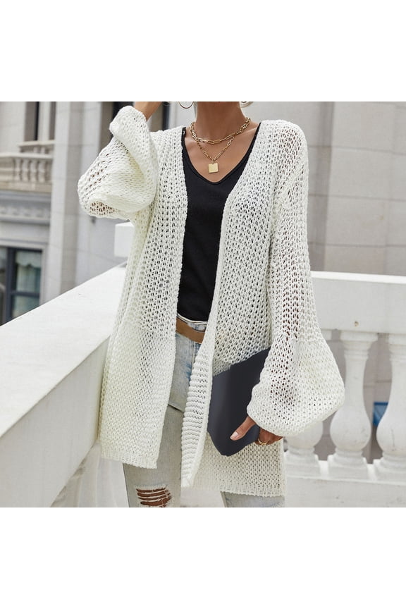 Women's Long Sleeve Knitwear Open Front Cardigan Sweaters Casual Outerwear Slouchy Cardigan Women's plus Size Sweaters Animal Print Cardigan for Women Cropped Cardigan Sweaters for Women Color Printed