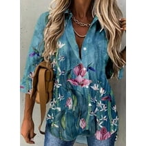 Women's Long Sleeve Ladies Shirt - Walmart.com
