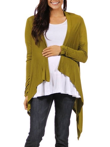 Women's Long Sleeve Maternity High-Low Shrug