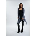 thumbnail image 1 of Women's Long Sleeve Open Front Knitted Heather Pattern Cardigan Sweater,, 1 of 4