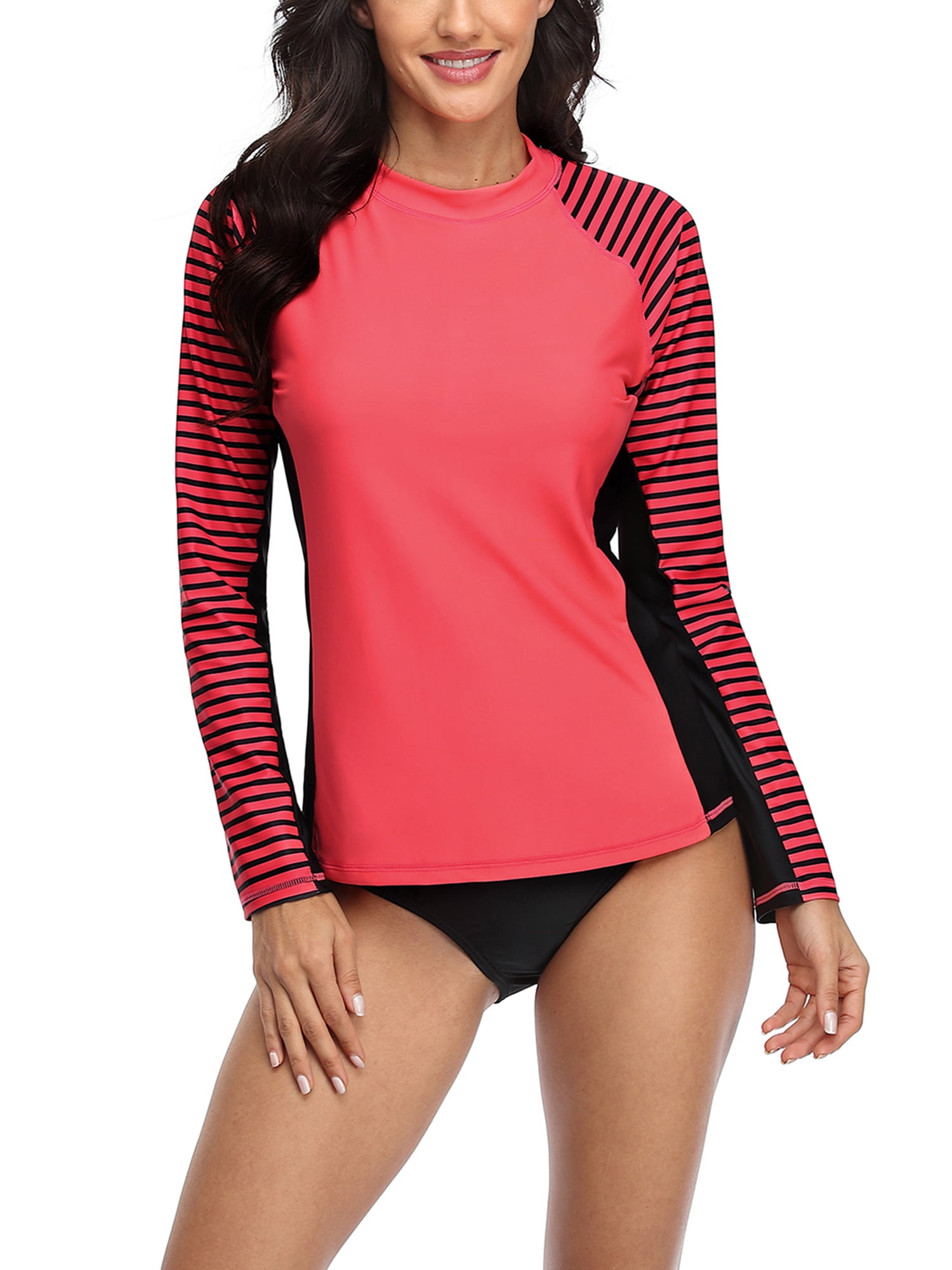Long Sleeve Swimsuit Summer Stripe