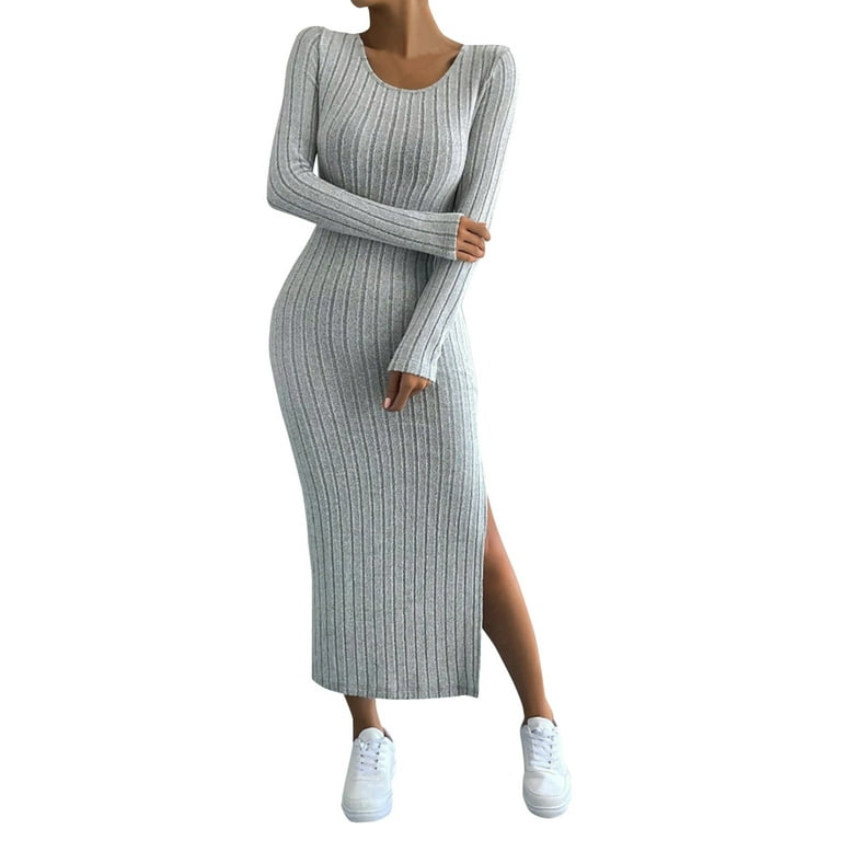 Slim-Fit Knit Bodycon Dress Slim-Fit Knit Bodycon Dress