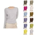 thumbnail image 1 of Women's Long Sleeve Round Neck Knitted Cardigan Sweater Cardigan Sweaters for Women, 1 of 2