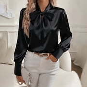 Satin Tie Top