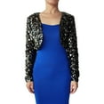 thumbnail image 1 of Women's Long Sleeve Sequin Bolero Jacket Cardigans Outfit for Evening Dance Wear, 1 of 3