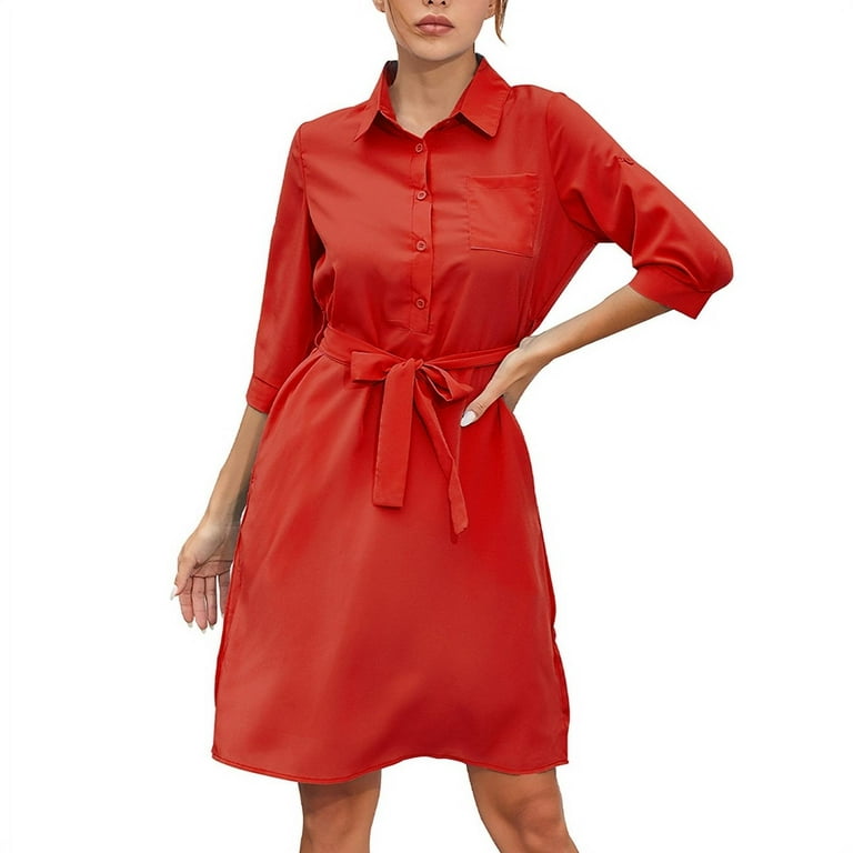 Button down shirt dresses hotsell